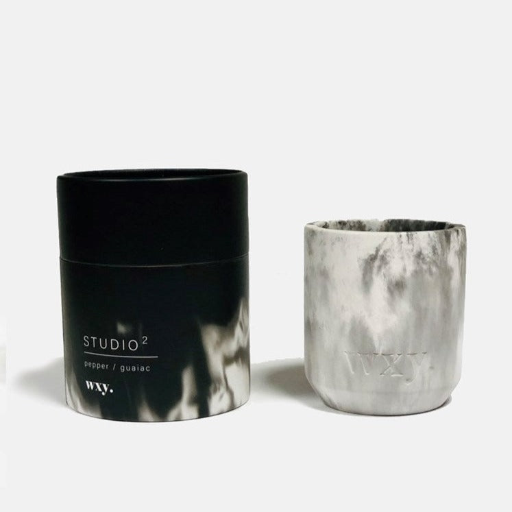WXY Studio 2 Pepper & Guaiac Concrete Candle