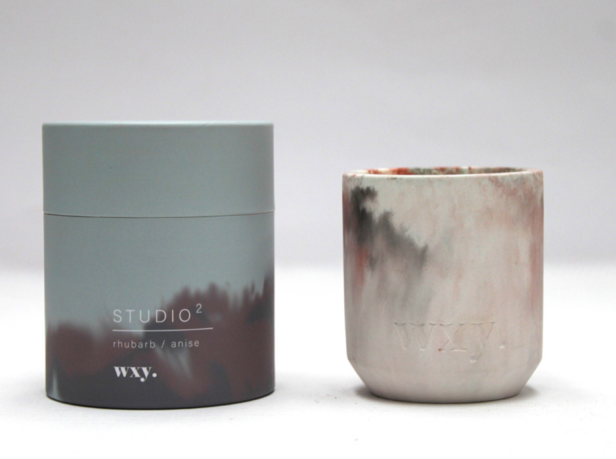 WXY Studio 2 Rhubarb & Anise Concrete Candle