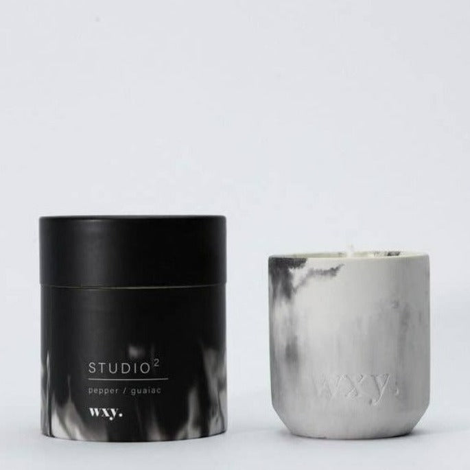 WXY Studio 2 Pepper & Guaiac Concrete Candle