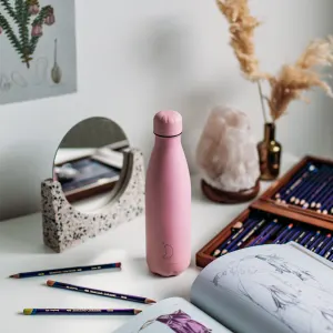 Chilly's Pastel All Pink 500ml Water Bottle