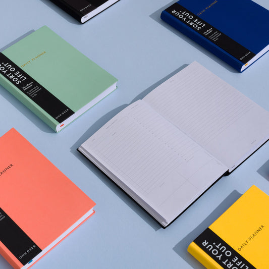 A5 Black Daily Planner