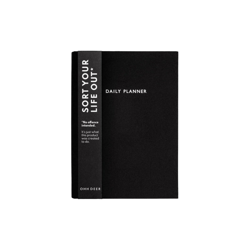 A5 Black Daily Planner