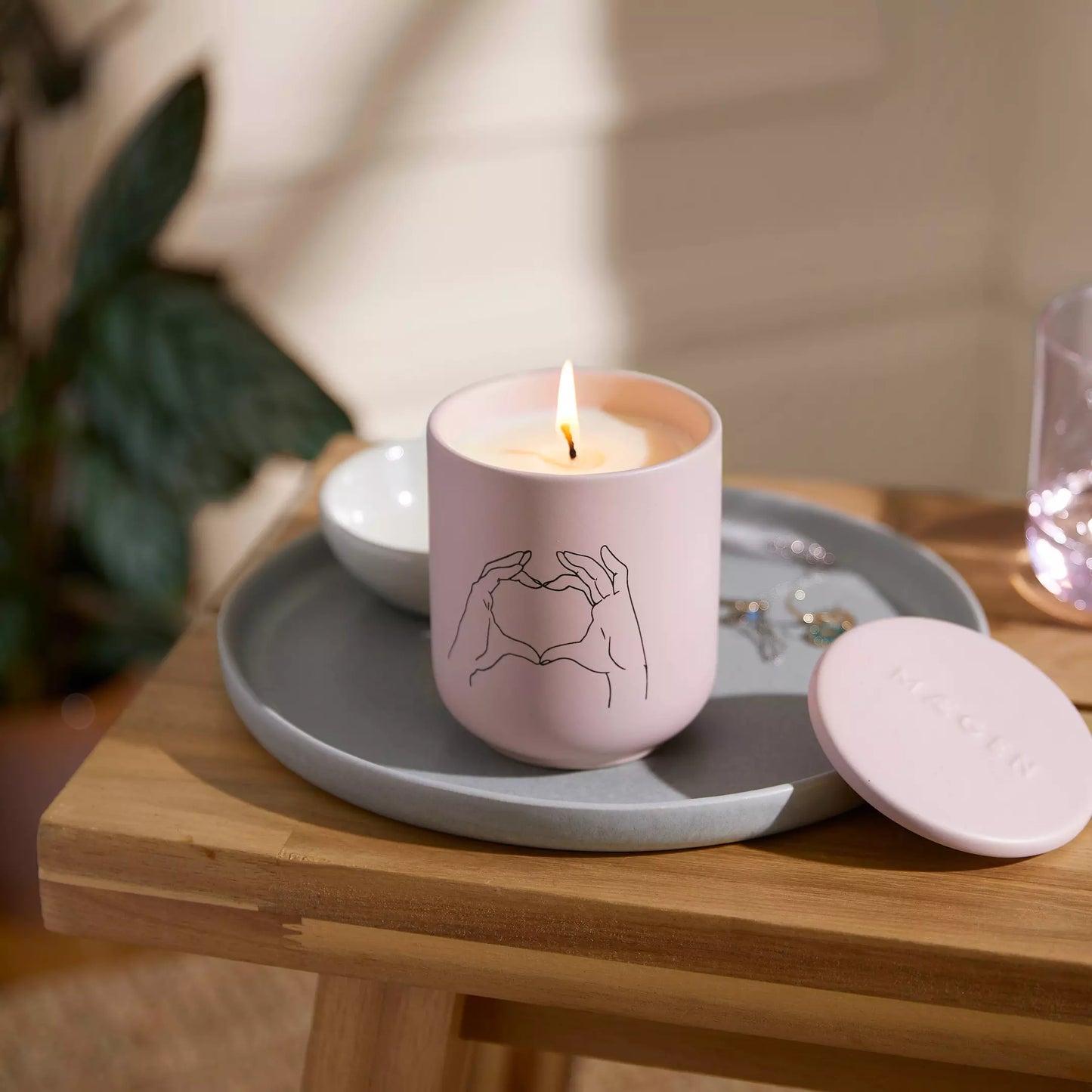 MAEGEN All The Love (Embers & Musk) Pink Candle