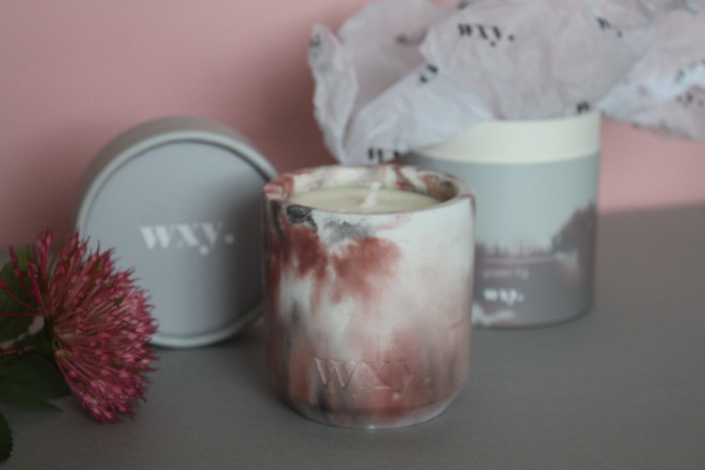 WXY Studio 2 Rhubarb & Anise Concrete Candle