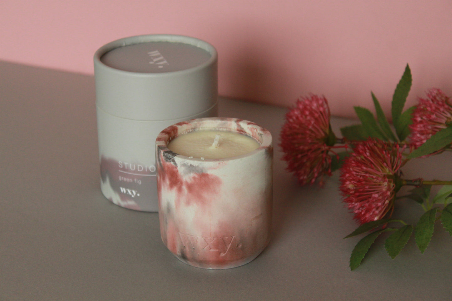 WXY Studio 2 Rhubarb & Anise Concrete Candle