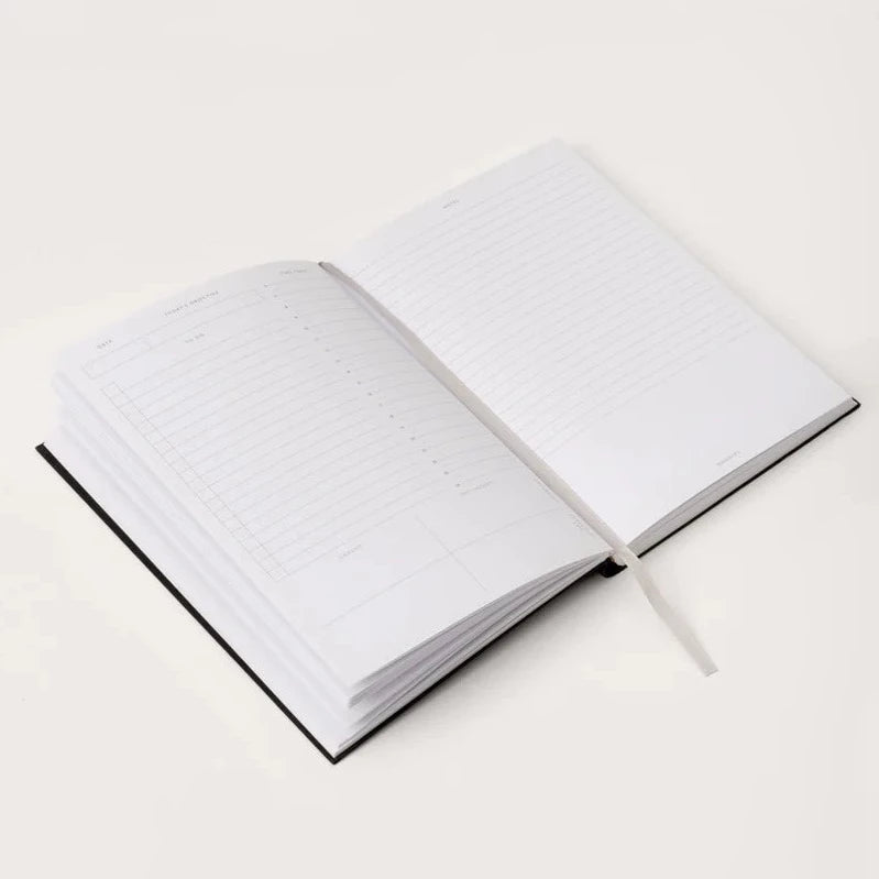 A5 Black Daily Planner