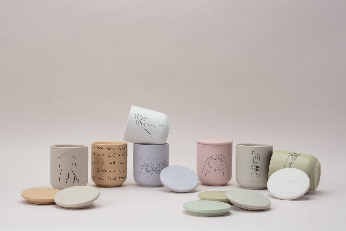 MAEGEN All The Love (Embers & Musk) Pink Candle
