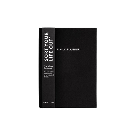 A5 Black Daily Planner