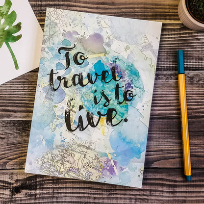 Blank Travel Is To Life Journal