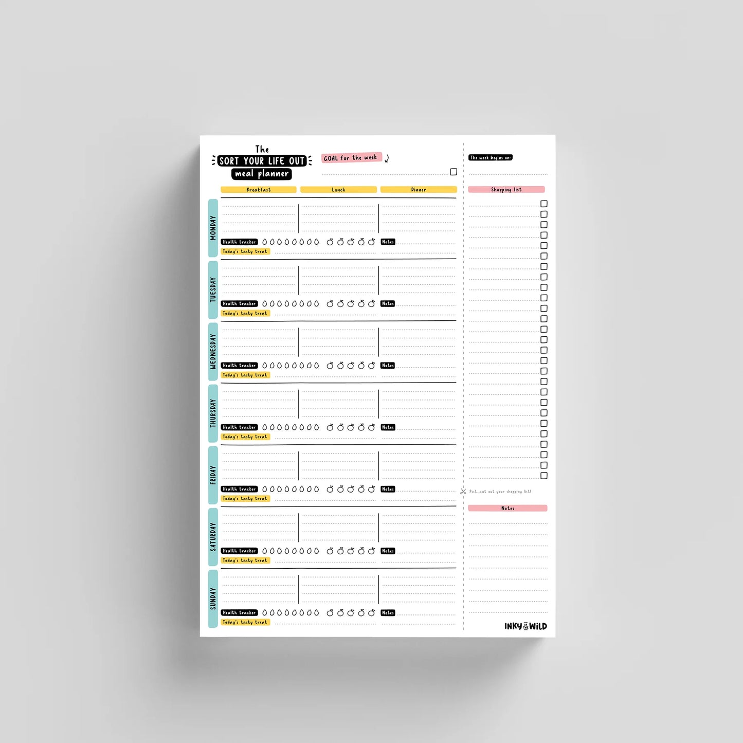Sort Your Life Out Meal Planner