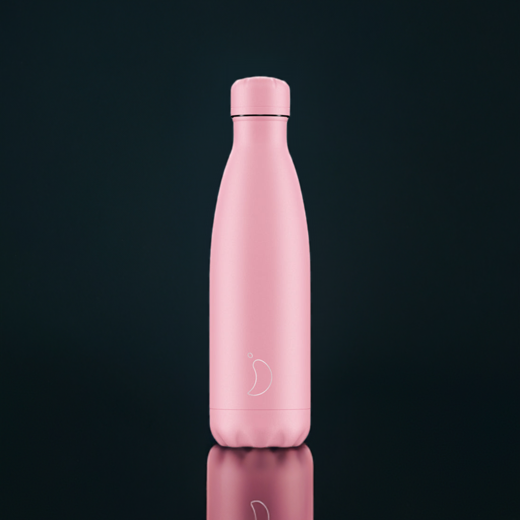 Chilly's Pastel All Pink 500ml Water Bottle